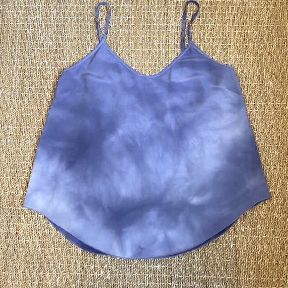 Wilfred Silk Tie Dye Periwinkle Blue Camisole - Picture 2 of 9